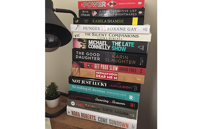 Bedside Book Stack | My Cup and Chaucer